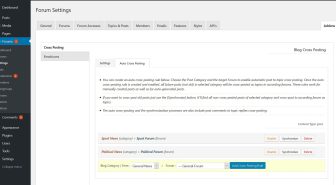 افزونه wpForo Cross Posting ارسال مطالب ومحصولات سایت به انجمن ساز وردپرس فورو