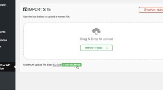 افزونه All-in-One WP Migration Unlimited Extension بکاپ گیری و انتقال سایت وردپرس
