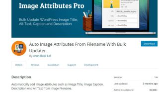 افزونه Auto Image Attributes Pro عنوان و توضیحات اتوماتیک تصاویر