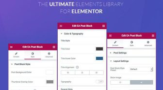افزونه Essential Addons for Elementor افزودنی های استشیال المنتور