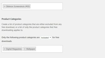 افزونه Free Downloads WooCommerce مدیریت دانلودهای رایگان ووکامرس