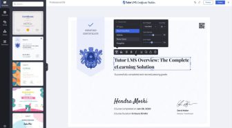 افزونه Tutor LMS Certificate Builder ساخت گواهینامه های حرفه ای برای دوره های آموزشی آنلاین