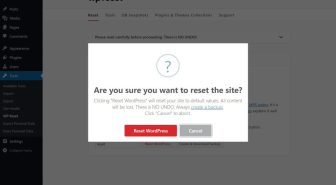 افزونه WP Reset Pro بازیابی یا ریست وردپرس پرو
