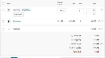 افزونه WooCommerce Cost of Goods محاسبه سود وزیان ووکامرس