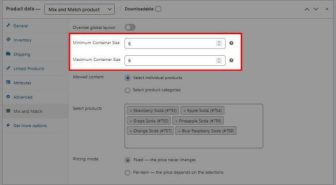افزونه WooCommerce Mix and Match Products ساخت پکیج محصول توسط مشتری ووکامرس