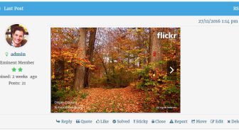 افزونه wpForo Embeds جایگذاری ویدئو ، عکس ،صدا و ... انجمن ساز وردپرس فورو