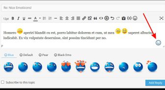 افزونه wpForo Emoticons افزودن شکلک و ایموجی به انجمن ساز وردپرس فورو