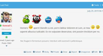 افزونه wpForo Emoticons افزودن شکلک و ایموجی به انجمن ساز وردپرس فورو
