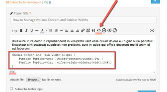 افزونه wpForo Syntax Highlighter هایلایت کدهای انجمن ساز وردپرس فورو
