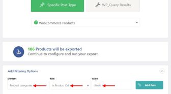 افزونه WooCommerce Export Add-On Pro خروجی و اکسپورت محصولات ووکامرس