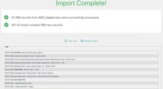 افزونه WP All Import ACF Add On درون ریزی فیلدهای سفارشی بصورت انبوه وردپرس