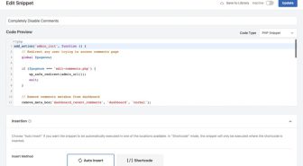 افزونه WPCode Pro کدهای سفارشی و کد اسنیپ وردپرس