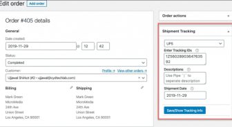 افزونه WooCommerce Shipping Tracking پیگیری سفارشات ، حمل و نقل ووکامرس