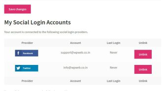 افزونه WpWeb WooCommerce Social Login ورود و ثبت نام با شبکه های اجتماعی ووکامرس