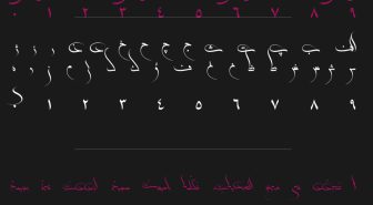 حروف فونت کرشمه فارسی