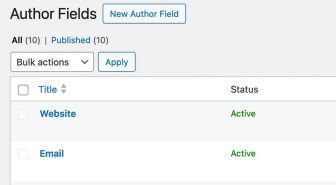 افزونه PublishPress Authors Pro مدیریت و نمایش نویسندگان وردپرس