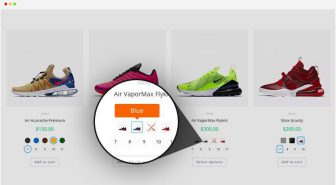 افزونه WooCommerce Variation Swatches & Product Gallery نمایش ویژگی های محصولات متغییر ووکامرس جذاب و بصورت تصویر