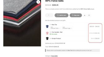 افزونه WPC Force Sells for WooCommerce Premium فروش همزمان چند محصول ووکامرس