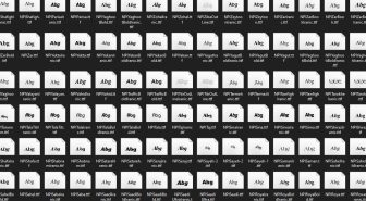 تعدادی از فایل های مجموعه فونت های فارسی رایگان