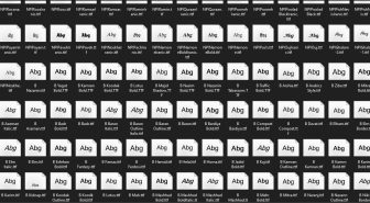 تعدادی از فایل های مجموعه فونت های فارسی رایگان