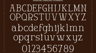 حروف فونت انگلیسی Kavaroom