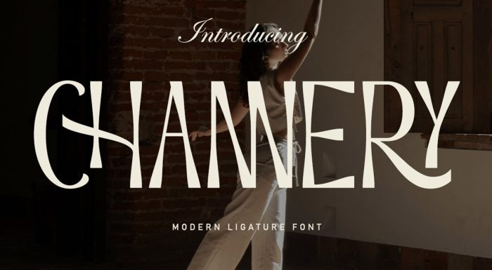 دانلود فونت انگلیسی Channery