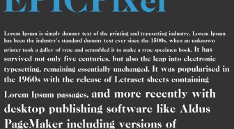 پیش نمایش فونت caslon انگلیسی