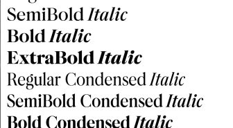 وزن های مختلف F37 Caslon