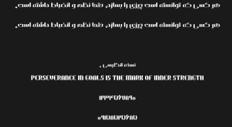 استایل های مختلف فونت کمال