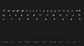 حروف فونت کمال فارسی