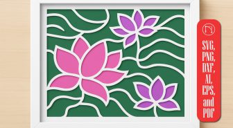 دانلود 4 طرح کاردستی کاغذی جعبه گلدار 3 بعدی