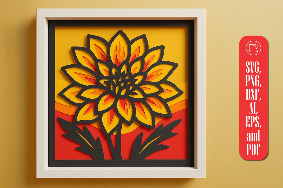 دانلود 4 طرح کاردستی کاغذی جعبه گلدار 3 بعدی