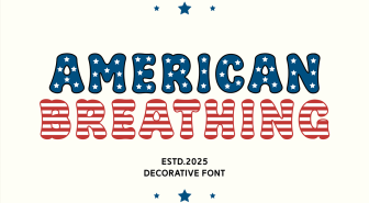 دانلود فونت American Breathing انگلیسی