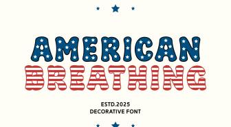 دانلود فونت American Breathing انگلیسی