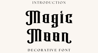 دانلود فونت Magic Moon انگلیسی