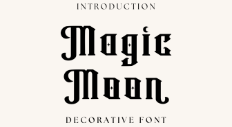 دانلود فونت Magic Moon انگلیسی