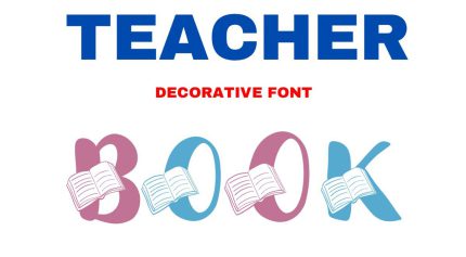 دانلود فونت Teacher Book انگلیسی (رایگان)