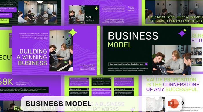 دانلود قالب پاورپوینت Business Model مدل کسب و کار