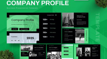 دانلود قالب پاورپوینت Company Profile کسب و کار