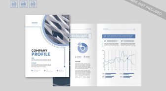 دانلود کاتالوگ لایه باز معرفی شرکت آبی Company Profile (رایگان)