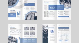 دانلود کاتالوگ لایه باز معرفی شرکت آبی Company Profile (رایگان)