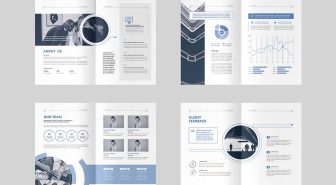 دانلود کاتالوگ لایه باز معرفی شرکت آبی Company Profile (رایگان)