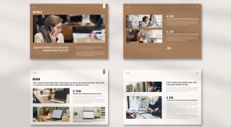 دانلود بروشور لایه باز نمونه کار Portfolio