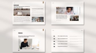 دانلود بروشور لایه باز نمونه کار Portfolio