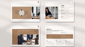 دانلود بروشور لایه باز نمونه کار Portfolio