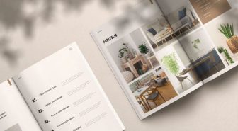 دانلود بروشور لایه باز نمونه کار Portfolio