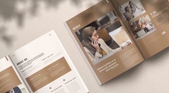 دانلود بروشور لایه باز نمونه کار Portfolio