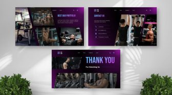 دانلود قالب پاورپوینت Gym Zone فیتنس و ورزشی