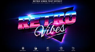 دانلود افکت متن سه بعدی نئونی و متالیک