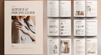 دانلود بروشور لایه باز سرویس و لیست قیمت Service & Pricing